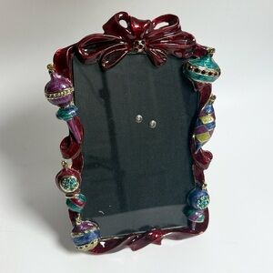 Christopher Radko Decorative Home Collection Vintage Christmas Ornament Frame